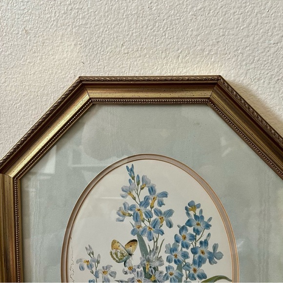 Gold Framed Floral Artwork - Picture 2 of 13